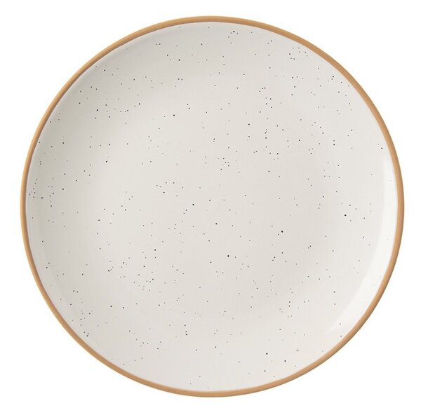Krémové keramické talíře v sadě 4 ks ø 27 cm Statek – Orion