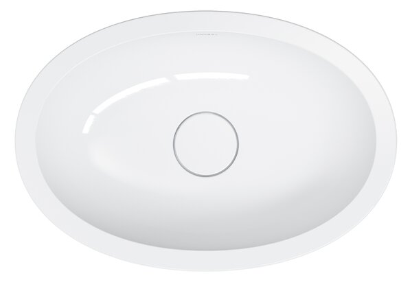 Omnires Shell M+ umyvadlo 48x31 cm oválné pod pult bílá lesk SHELL480UPBP