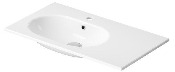 Cersanit Zen umyvadlo 80x45.5 cm obdélníkový zápustný bílá lesk K117-003