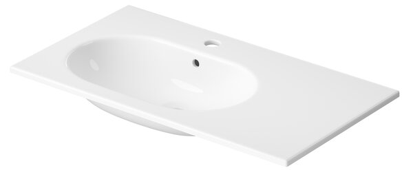 Cersanit Zen umyvadlo 80x45.5 cm obdélníkový zápustný bílá lesk K117-003