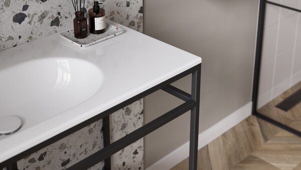Cersanit Zen umyvadlo 80x45.5 cm obdélníkový zápustný bílá lesk K117-003