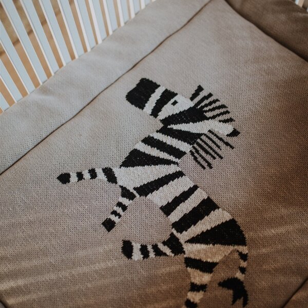 Béžová hrací deka Quax Zebra 93 x 73 cm
