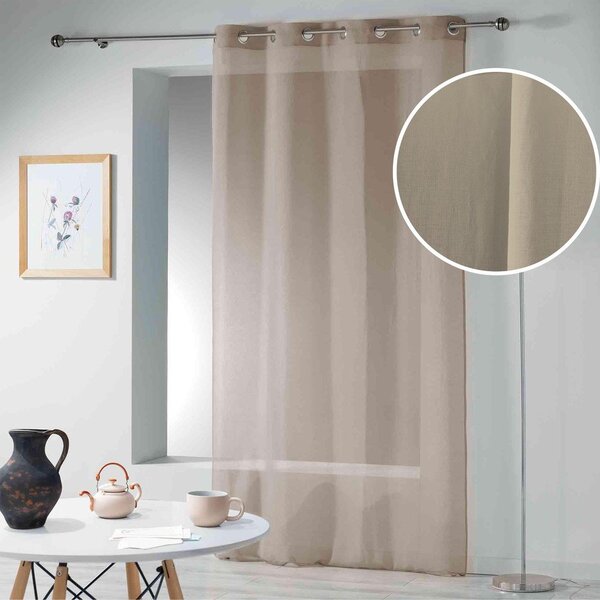 Béžová záclona 140x280 cm Telma – douceur d'intérieur
