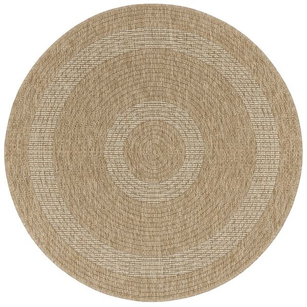 Breno Kusový koberec COMILLA kruh 886 Beige, 160x160 cm, Béžová