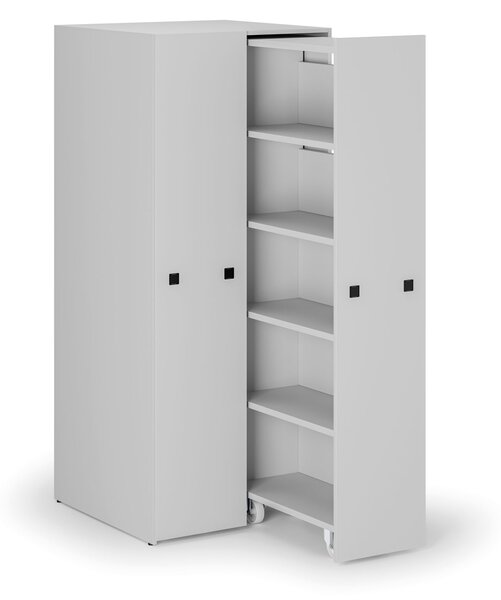 Velkokapacitní regál, 841 x 846 x 2000 mm, šedý