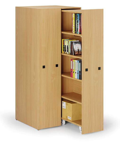 Velkokapacitní regál, 841 x 846 x 2000 mm, buk