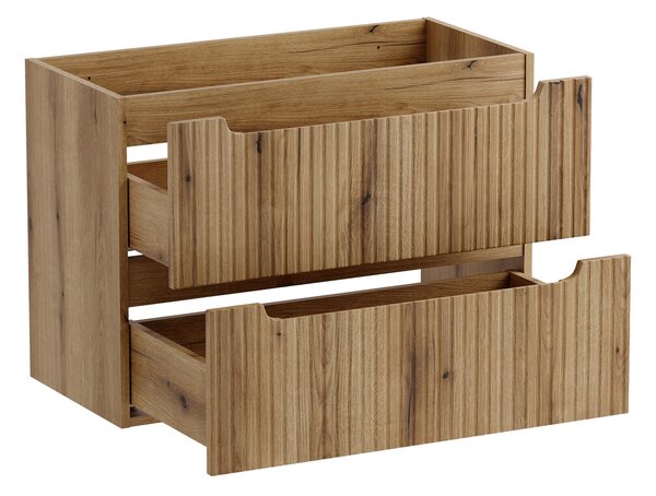 Comad Nova Coast Evoke skříňka 80x39x57 cm pod umyvadlo závěsná dub NOVA COAST EVOKE 82-80-40-2S