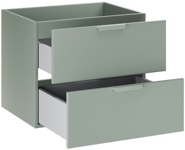Comad Aster Green skříňka 60x45.6x50 cm pod umyvadlo závěsná zelená ASTER GREEN 82-60-46-2S