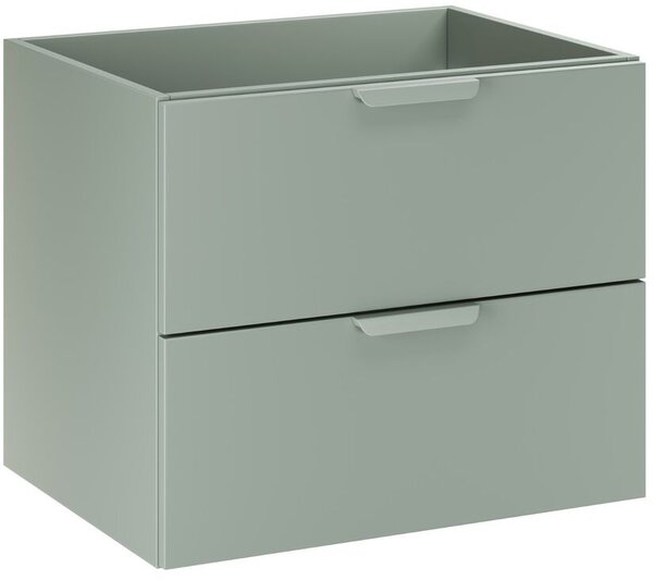Comad Aster Green skříňka 60x45.6x50 cm pod umyvadlo závěsná zelená ASTER GREEN 82-60-46-2S