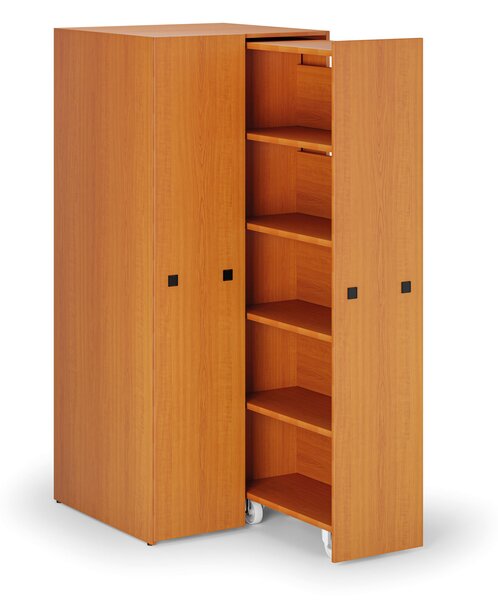 Velkokapacitní regál, 841 x 846 x 2000 mm, třešeň
