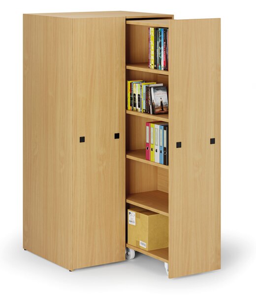 Velkokapacitní regál, 989 x 846 x 2000 mm, buk