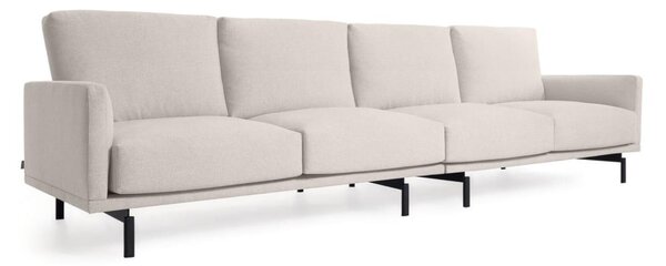 Béžová žinylková pohovka 334 cm Galene – Kave Home