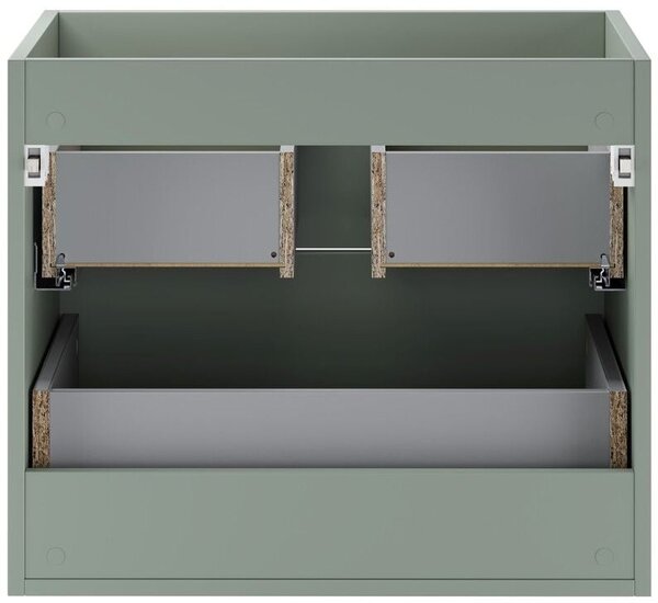 Comad Aster Green skříňka 60x45.6x50 cm pod umyvadlo závěsná zelená ASTER GREEN 82-60-46-2S