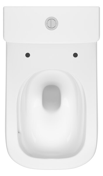 Cersanit Remo kompaktní wc s deskou s pomalým sklápěním s vírovým splachováním bílá K3029-001