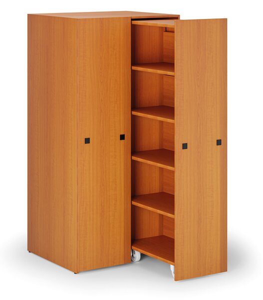 Velkokapacitní regál, 989 x 846 x 2000 mm, třešeň