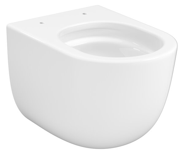 Cersanit Remo wc mísa se sedátkem s pomalým sklápěním závěsná bez splachovacího kruhu s vírovým splachováním bílá lesk S4035-001