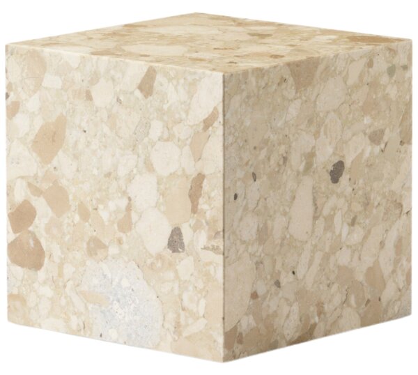 -25 % Dny MOMENTI– Audo CPH Béžový kamenný noční/odkládací stolek AUDO PLINTH 40 x 40 cm