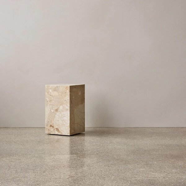 -25 % Dny MOMENTI– Audo CPH Béžový kamenný noční/odkládací stolek AUDO PLINTH 30 x 30 cm