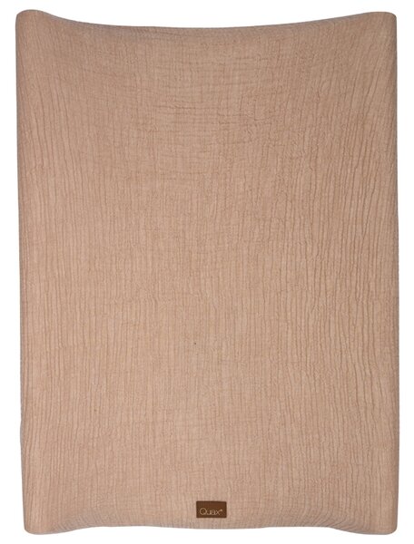 Korálově růžový mušelínový potah na přebalovací podložku Quax Natural 70 x 50 cm