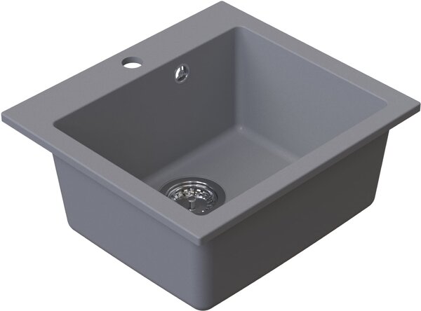 Ruvetti Frigo dřez s baterií a příslušenstvím šedá/ocel LP_3200-FR4945GR_W