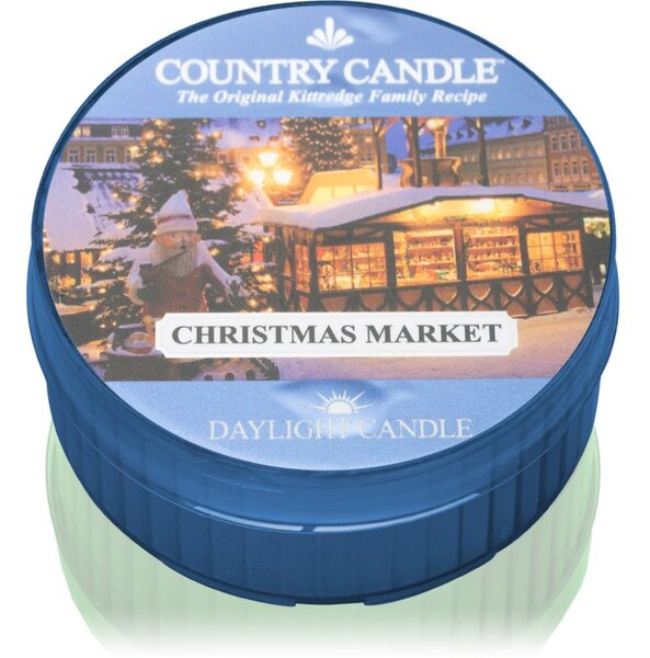 Country Candle Christmas Market čajová svíčka 42 g