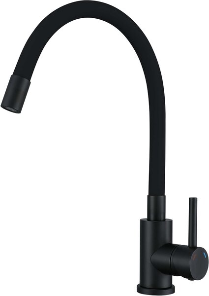 Ruvetti Maxi+ dřezy s baterií černá/černá LP_3200_MX7950FB_W