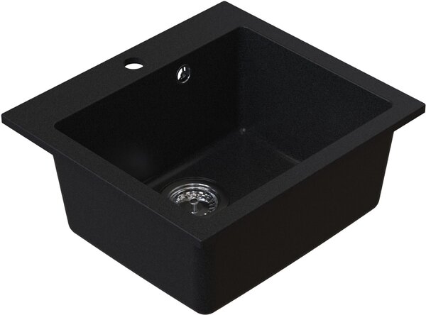 Ruvetti Frigo dřez s baterií a příslušenstvím černá/ocel LP_3200-FR4945BC_W