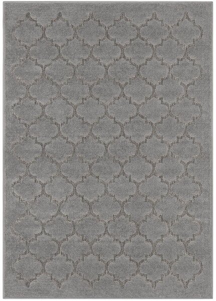Breno Kusový koberec AMIRA 201 grey, 120x170 cm, Šedá
