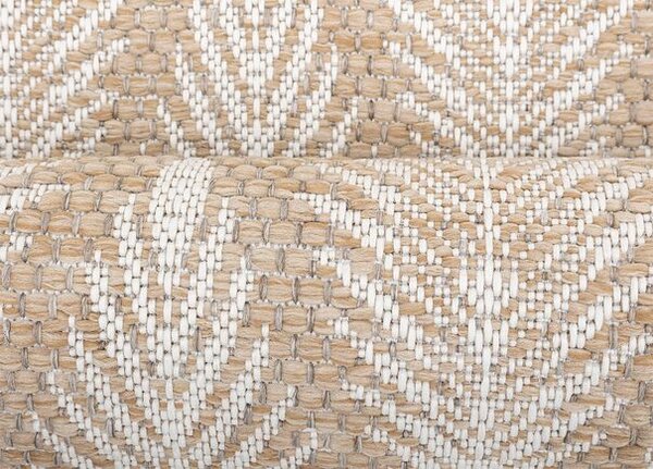 Breno Kusový koberec TERAZZA 21237 ivory Silver-Jute, 120x170 cm, Vícebarevné/Béžová