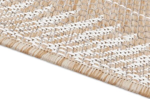 Breno Kusový koberec TERAZZA 21237 ivory Silver-Jute, 120x170 cm, Vícebarevné/Béžová