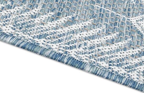 Breno Kusový koberec TERAZZA 21237 ivory Silver-Blue, 80x150 cm, Vícebarevné
