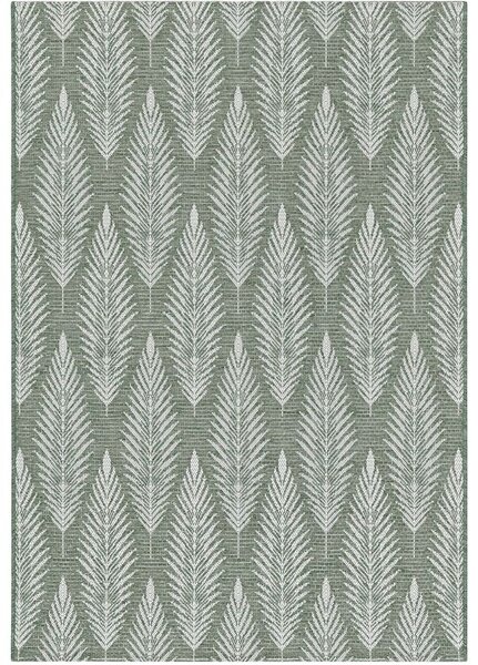 Breno Kusový koberec TERAZZA 21237 ivory Silver-Sage Green, 60x110 cm, Vícebarevné/Zelená