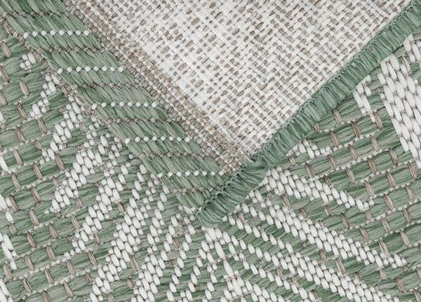 Breno Kusový koberec TERAZZA 21237 ivory Silver-Sage Green, 60x110 cm, Vícebarevné/Zelená