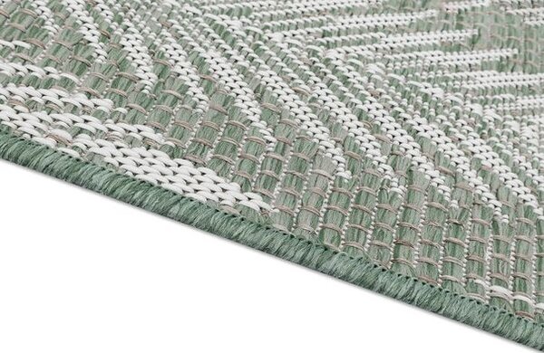 Breno Kusový koberec TERAZZA 21237 ivory Silver-Sage Green, 60x110 cm, Vícebarevné/Zelená
