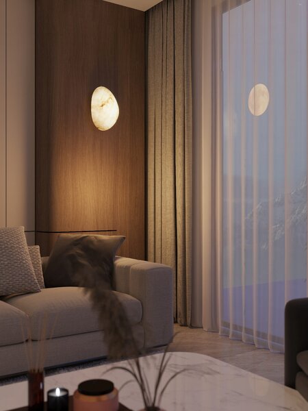 MaxLight Nuvia nástěnné svítidlo 1x5 W zlatá W0397