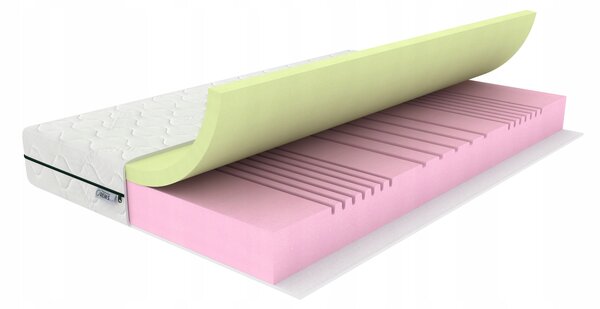 Matrace 90x200 16 cm HR40 kg/m3+Memory5 cm Imperial H4 Premium Zdravý spánek