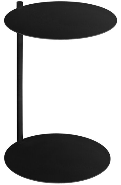 Noo.ma Černý kovový odkládací stolek Ande 40 cm