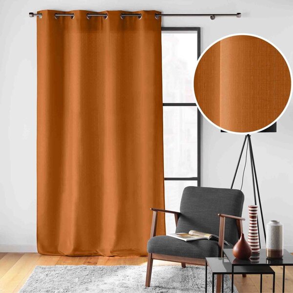 Hnědý závěs 140x280 cm Soline – douceur d'intérieur