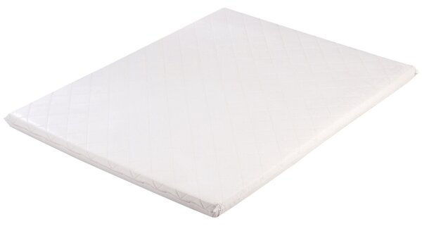 Bílá prošívaná podložka do hracích ohrádek Quax Quilted 72 x 93 cm