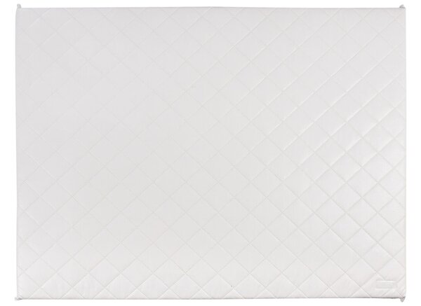 Bílá prošívaná podložka do hracích ohrádek Quax Quilted 72 x 93 cm
