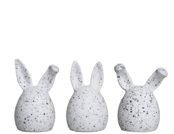 DBKD Sada velikonočních zajíčků Triplets - White Dot DK240