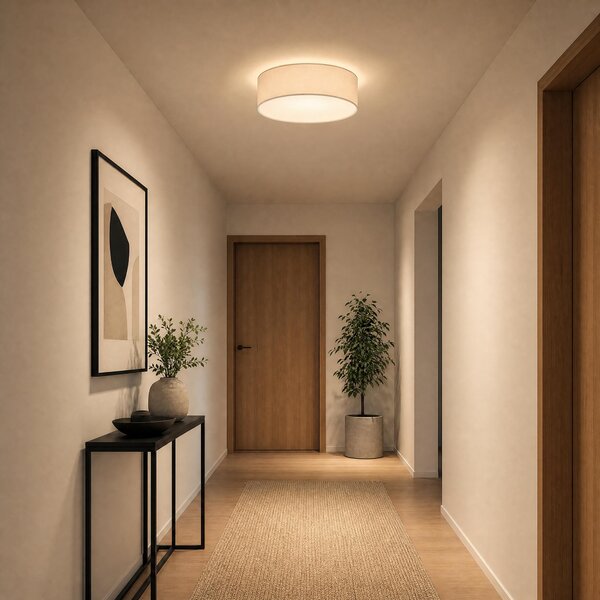 VK Light Reter E27 stropní svítidlo Černá