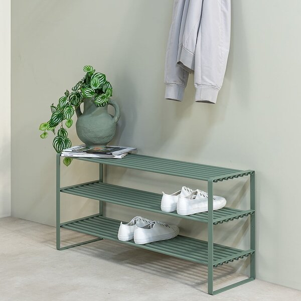 Šedozelený kovový botník 100x48,5x29 cm Rex – Spinder Design