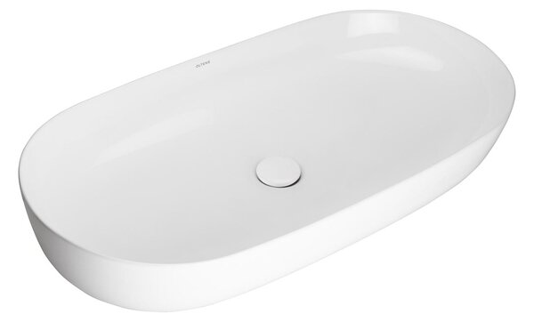 Oltens Hamnes umyvadlo 80x40 cm oválné na pult bílá 40321000