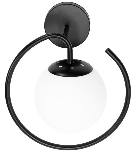 Toolight Nástěnná lampa Circle APP1152-1W Black