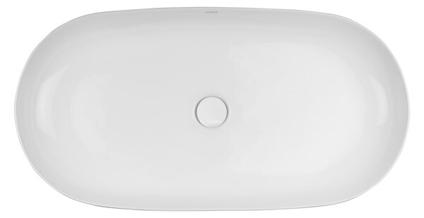 Oltens Hamnes umyvadlo 80x40 cm oválné na pult bílá 40321000