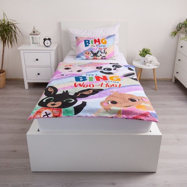 Bavlněné dětské povlečení do postýlky 100x135 cm Bing "It's a thing" – Jerry Fabrics