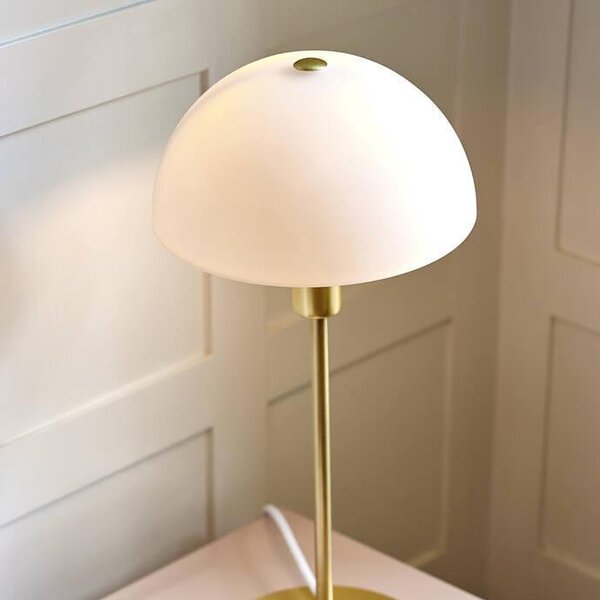 Nordlux Ellen stolní lampa 1x40 W bílá-mosaz 2112305035