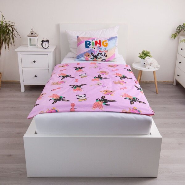 Bavlněné dětské povlečení do postýlky 100x135 cm Bing "It's a thing" – Jerry Fabrics