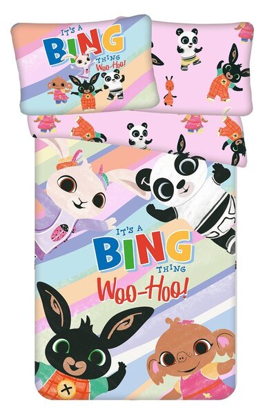 Bavlněné dětské povlečení do postýlky 100x135 cm Bing "It's a thing" – Jerry Fabrics